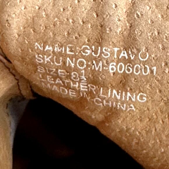 Delli Aldo Gustavo Leather Ankle Dress Boots Mens SZ 8.5 Chelsea Side Zip Formal - Picture 12 of 12